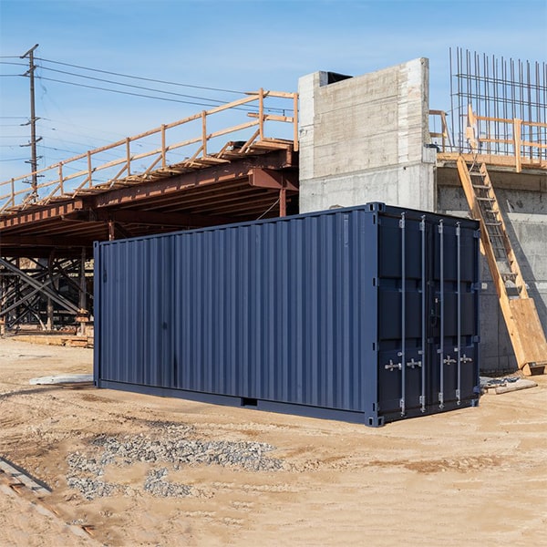 we offer flexible rental options for our construction site storage containers to accommodate your project timeline